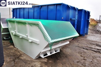 Siatki Lubawa - Siatka przykrywająca na kontener - zabezpieczenie przewożonych ładunków dla terenów Lubawy